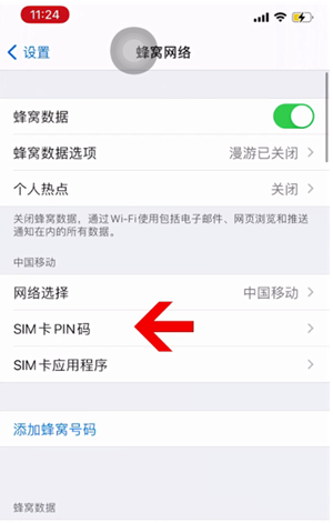 九龙坡苹果14维修网分享如何给iPhone14的SIM卡设置密码 