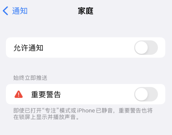 九龙坡苹果14维修分享iPhone14系列机型弹出“家庭”警告后卡死如何解决 