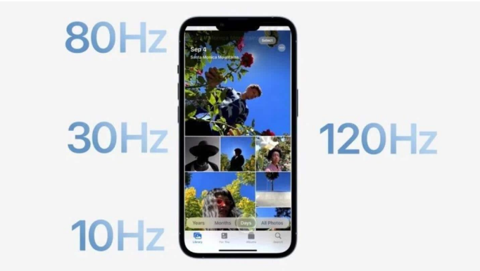 九龙坡苹果14维修分享iPhone 14有高刷吗 