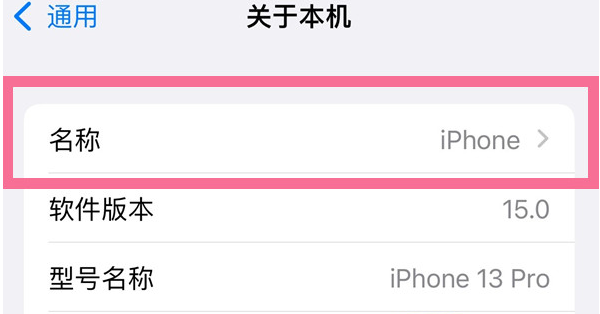 九龙坡苹果13维修分享iPhone 13热点名字设置教程 
